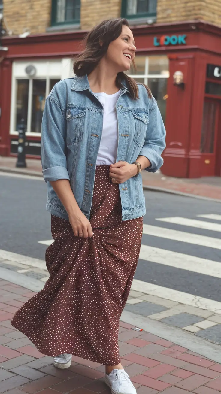 fall transition outfits Vintage Feminine with a Streetwear Twist