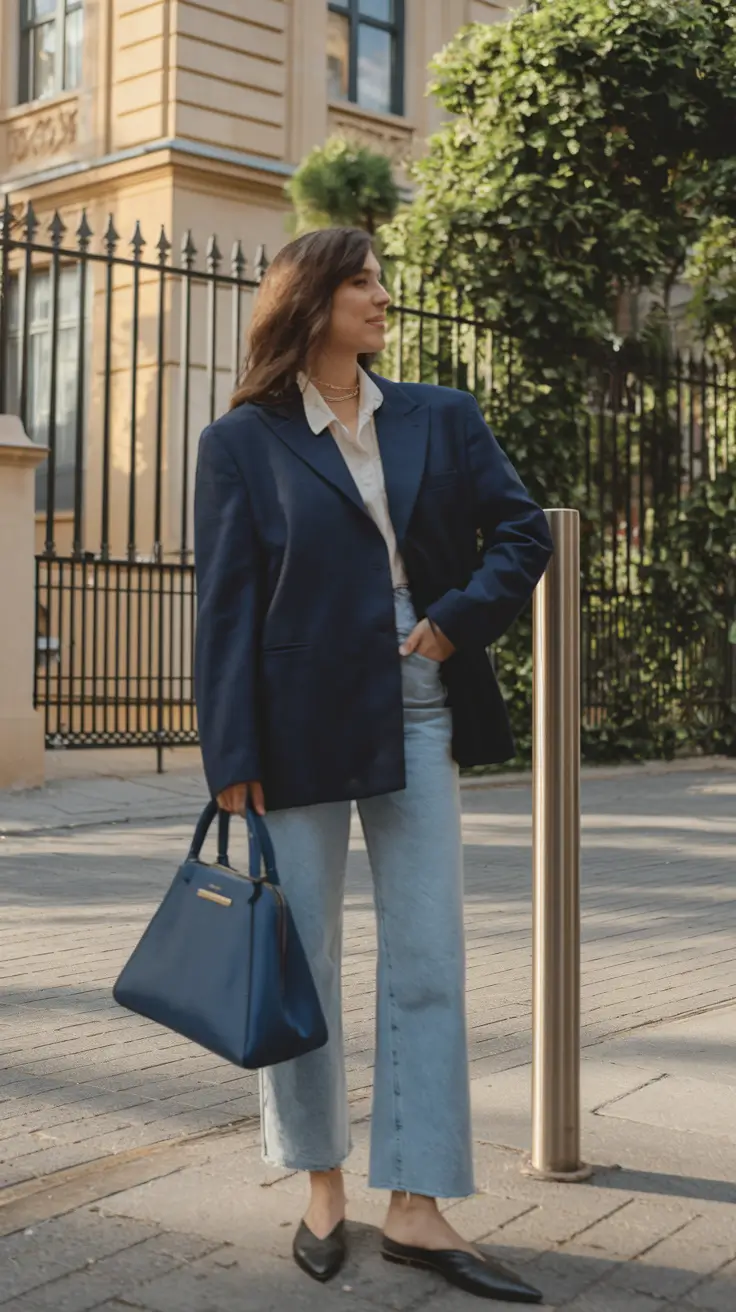 fall transition outfits Urban Navy for Elevated Everyday