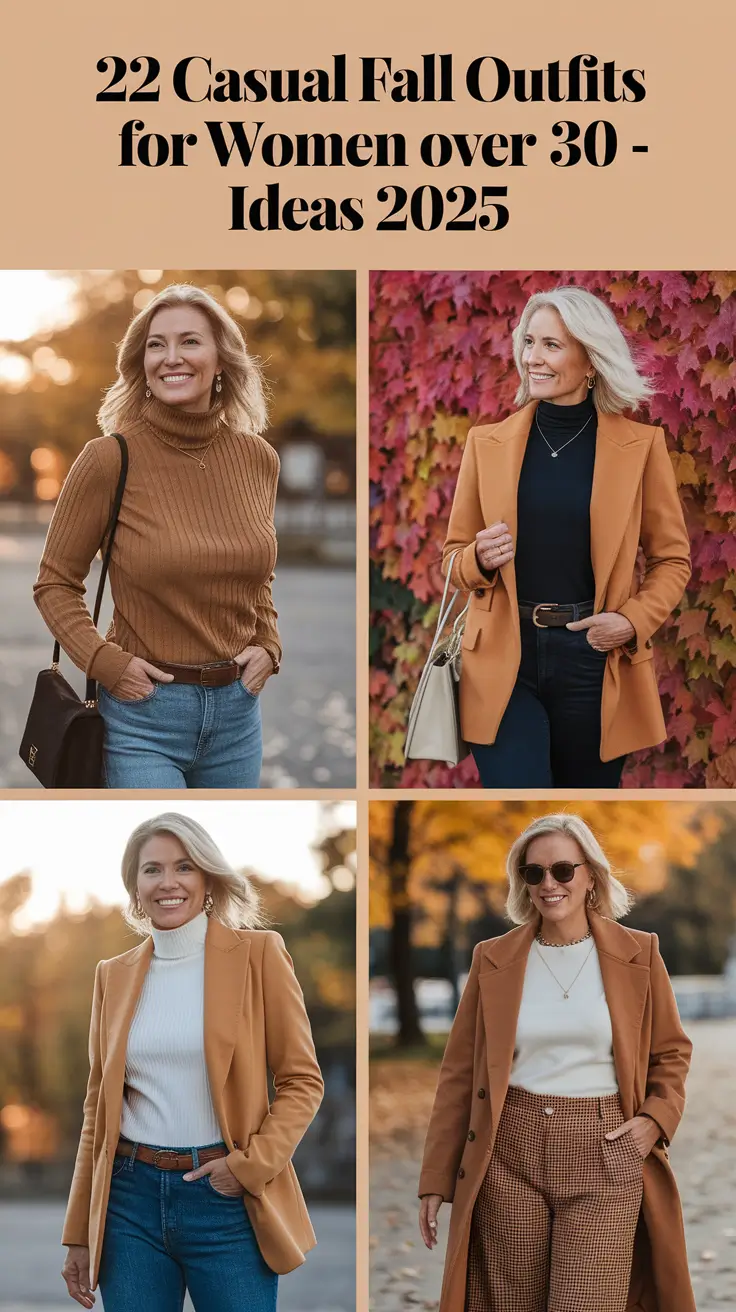 Casual Fall Outfits for Women Over 30: Stylish Jeans Looks to Try in 2025