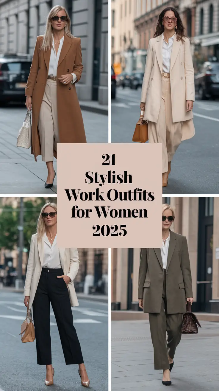 Stylish Work Outfits for Women 2025: Fall Office Looks You'll Actually Want to Wear