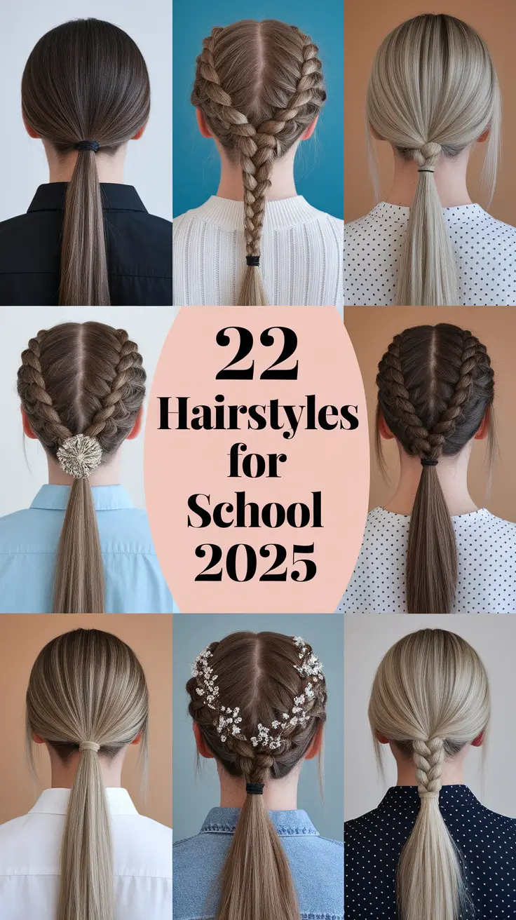 Hairstyles for School 2025: Easy, Cute and Creative Ideas for Kids and Teens