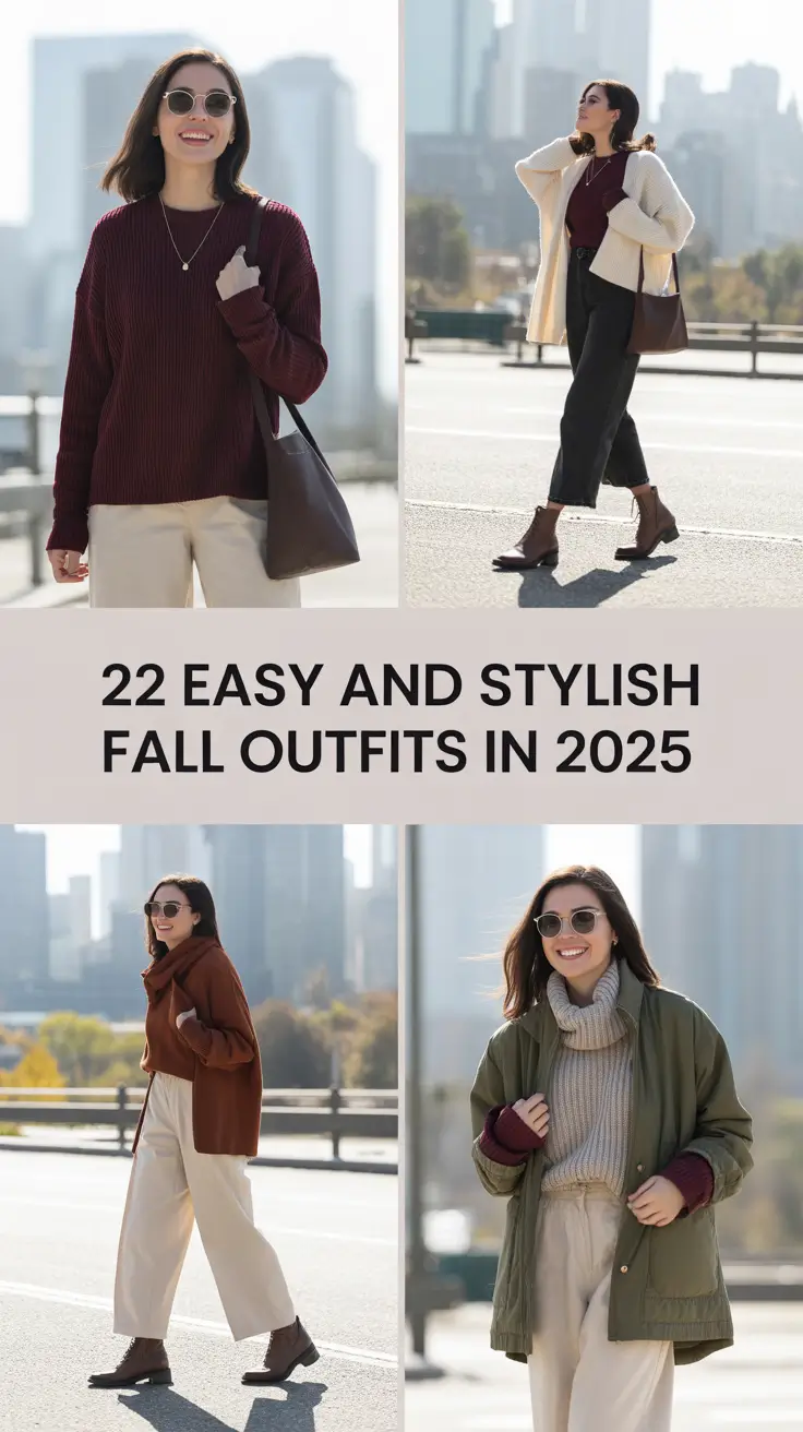 Easy & Stylish Fall Outfits Ideas for Women 2025