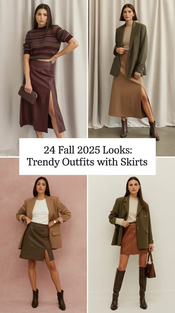 Fall 2025 Skirt Outfits You’ll Want to Wear on Repeat
