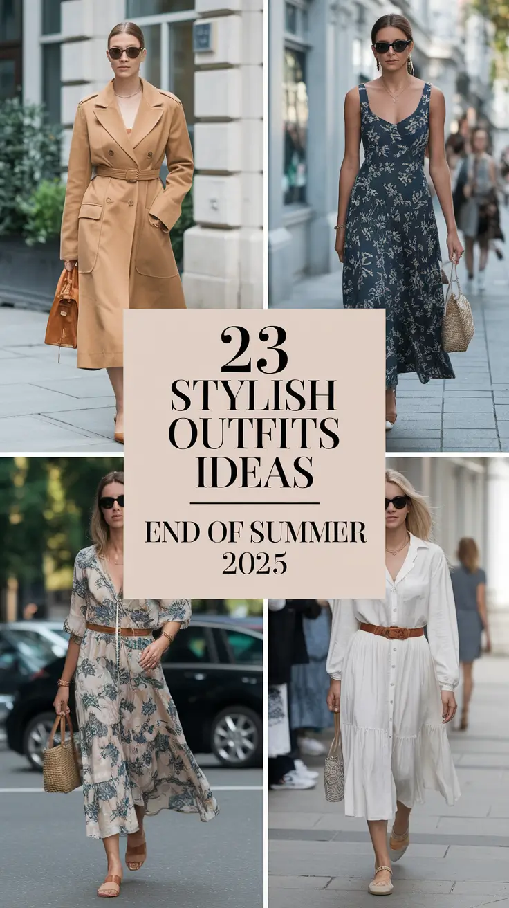 End of Summer Outfits 2025: Chic Casual Comfy & Street Styles Guide