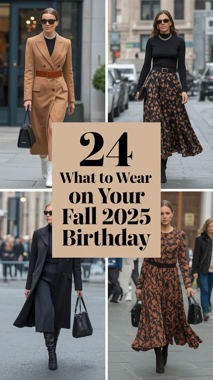 What to Wear on Your Fall 2025 Birthday: Classy Outfit Ideas