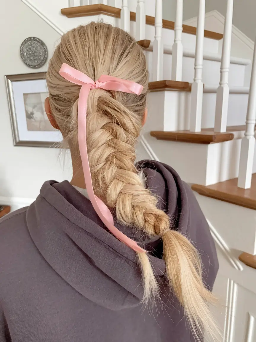 hairstyles-for-school-2025-double-braided-half-up-style