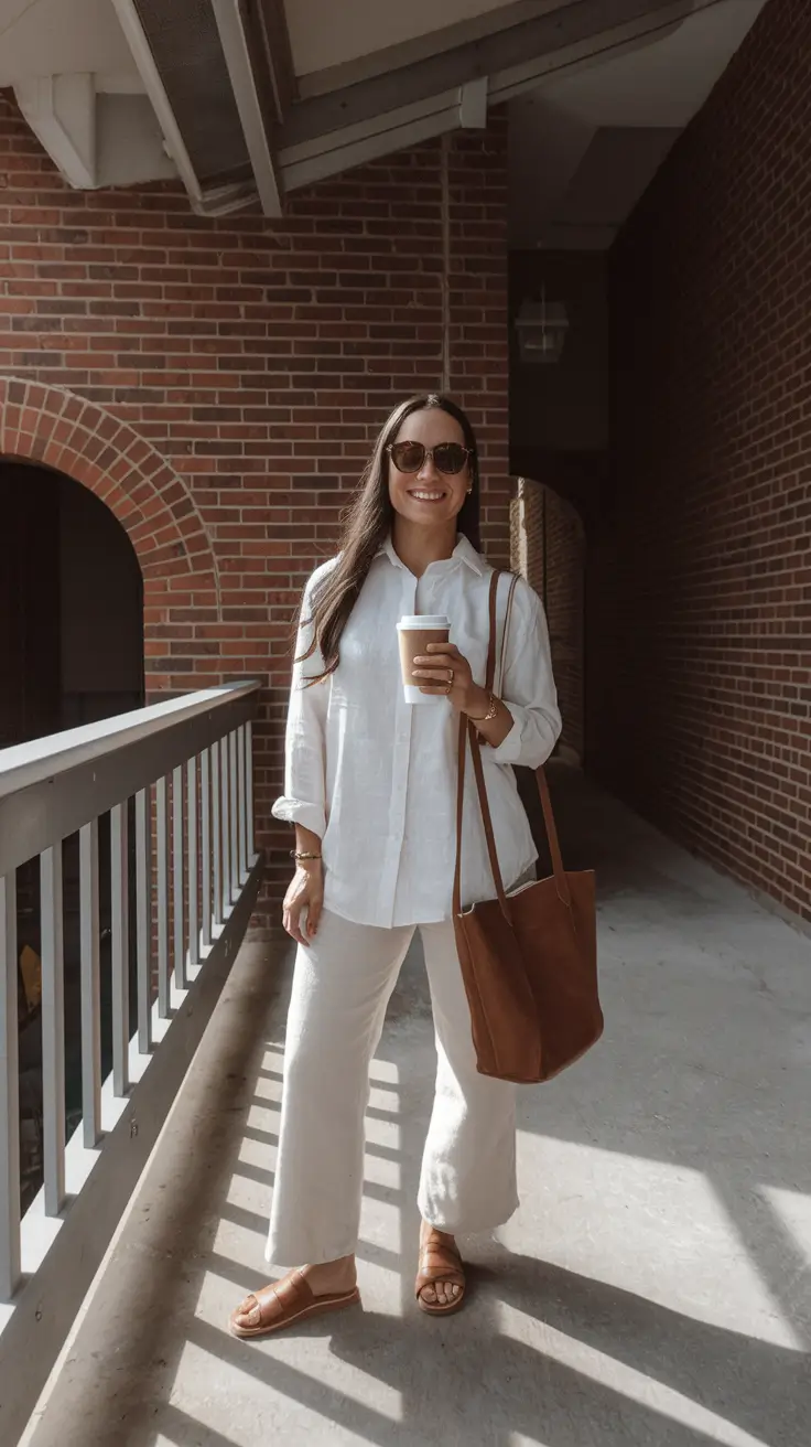 end of summer outfits Relaxed Linen Layers for Everyday Ease