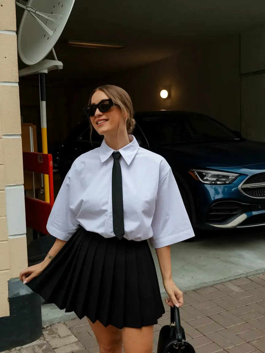 back to school outfits 2025 Chic and Playful Uniform
