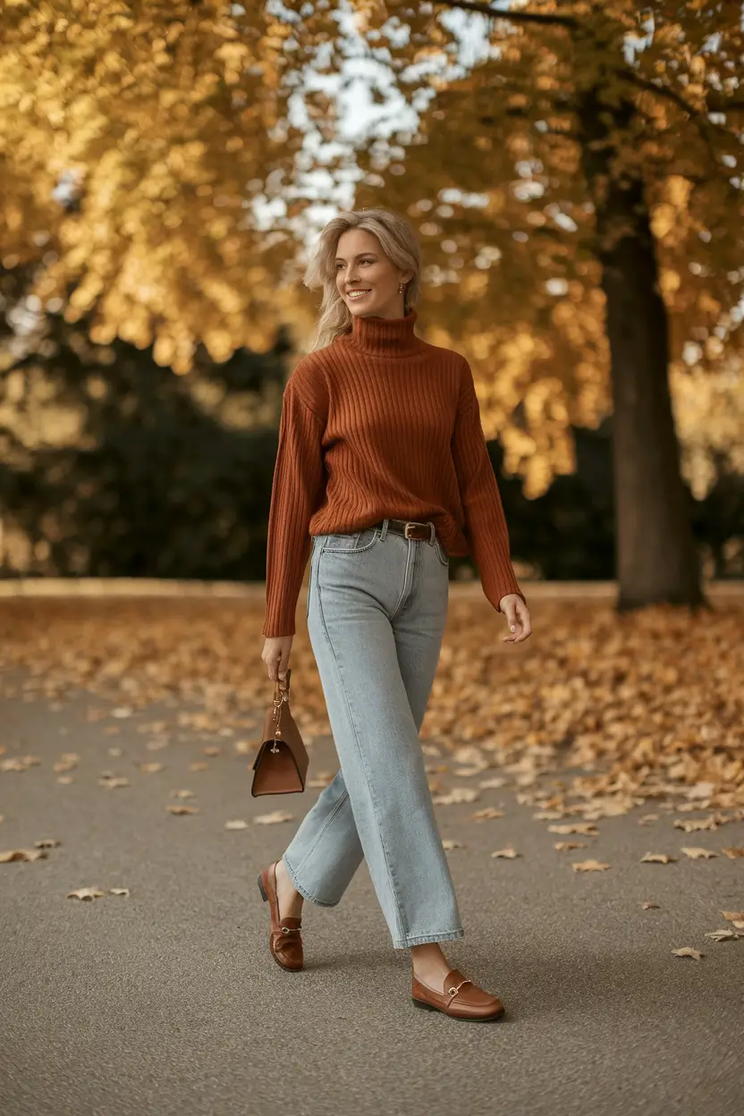 late-summer-casual-jeans Golden-Hour-Walk