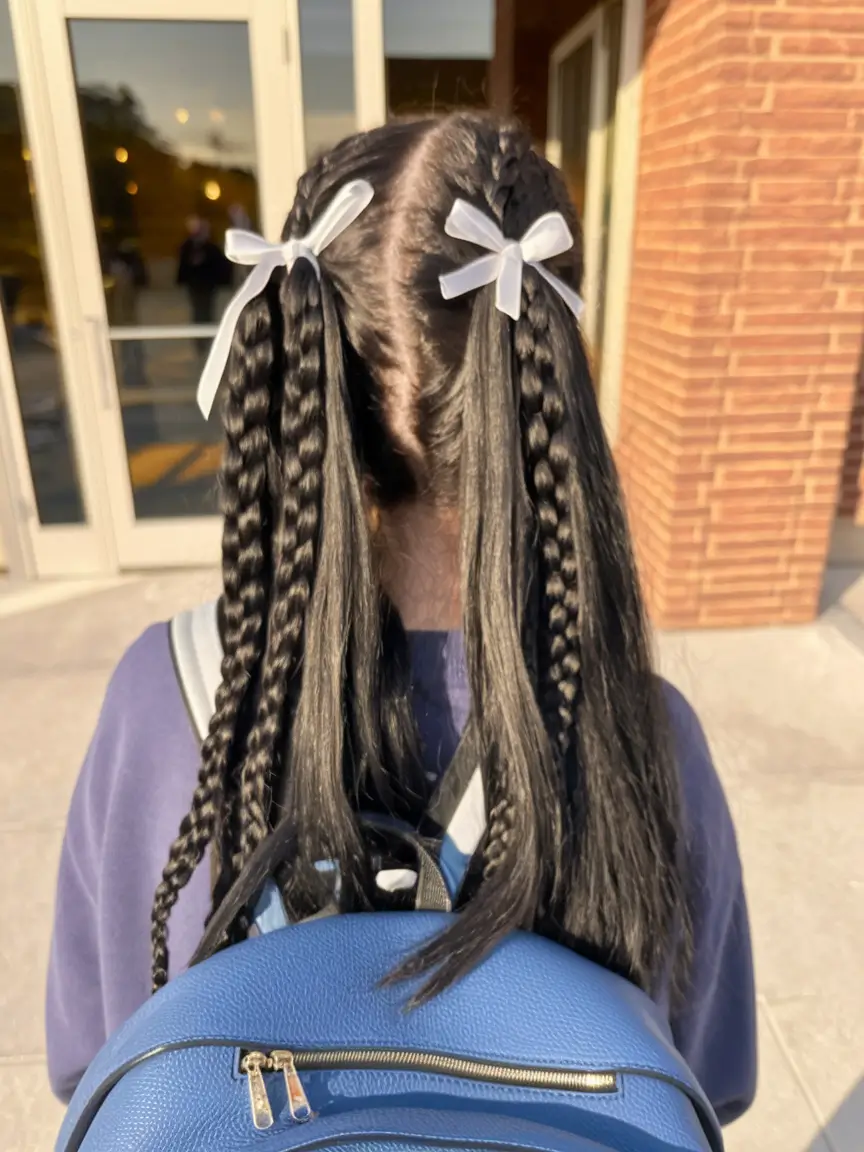 hairstyles-for-school-2025-playful-twists-with-ribbons