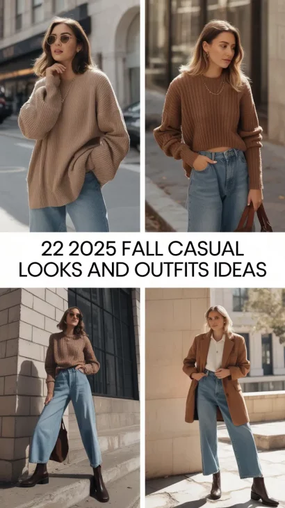 2025 Fall Casual Looks and outfits Ideas for Every Style and Body Type