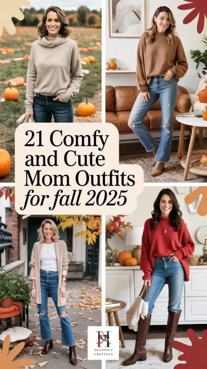 Comfy and Cute Mom Outfits for Fall 2025 — From Leggings to Mom Jeans
