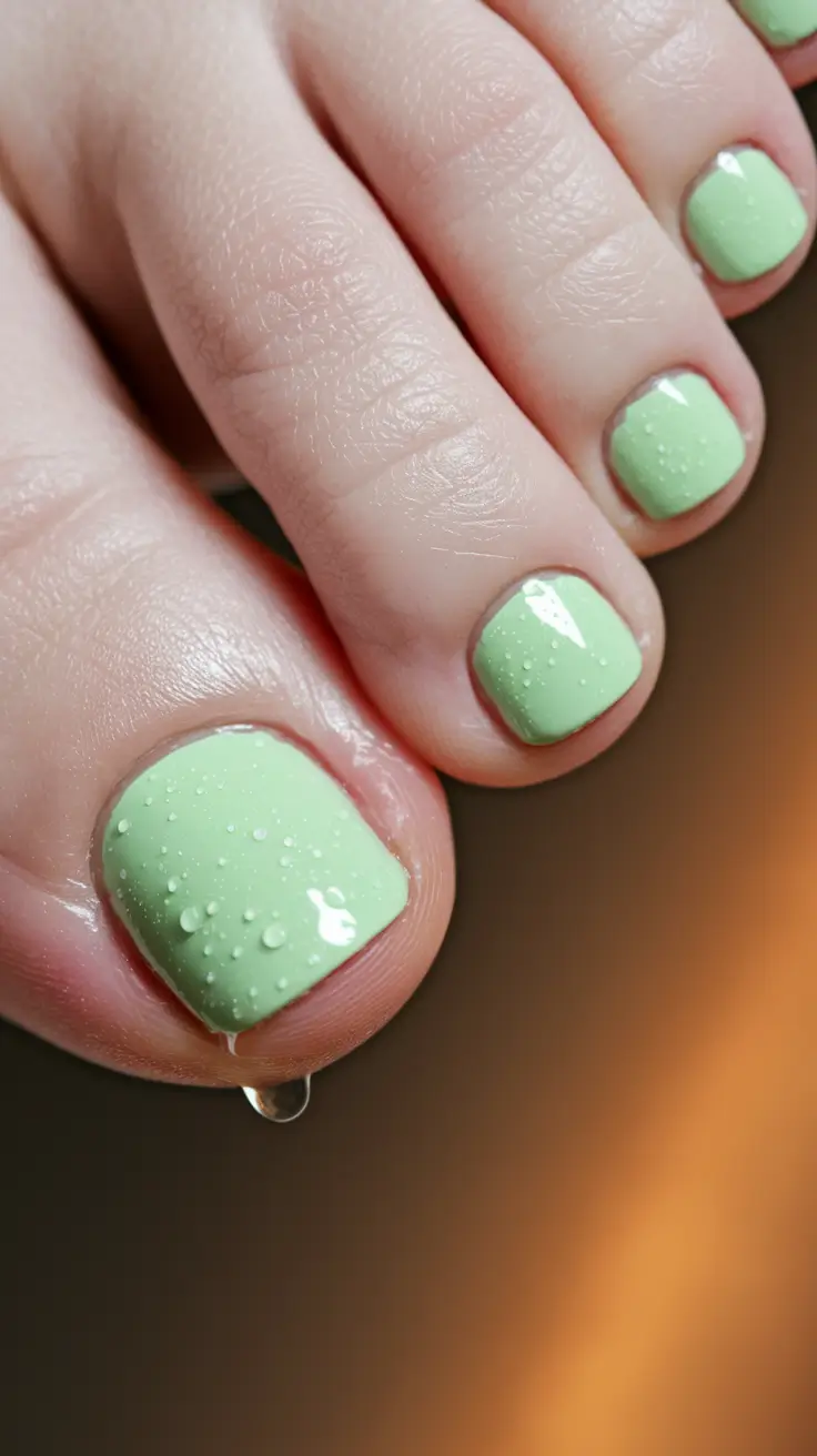 august toe nails ideas 2025 Sparkling Sunset Gradient