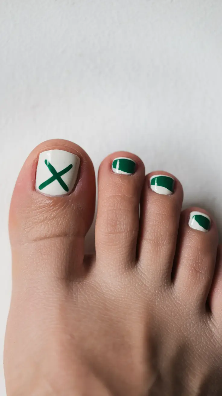 august toe nails ideas 2025 Lavender Butterfly Charm