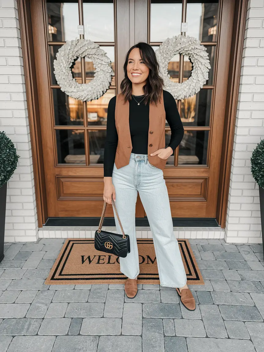 autumn outfits casual Retro Revival with a Modern Touch