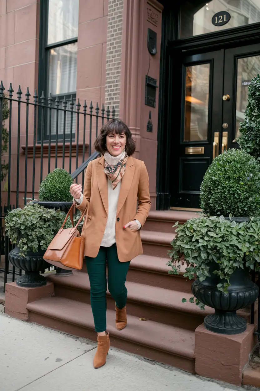 autumn outfits 2025 Chic City Layers with a Touch of Heritage