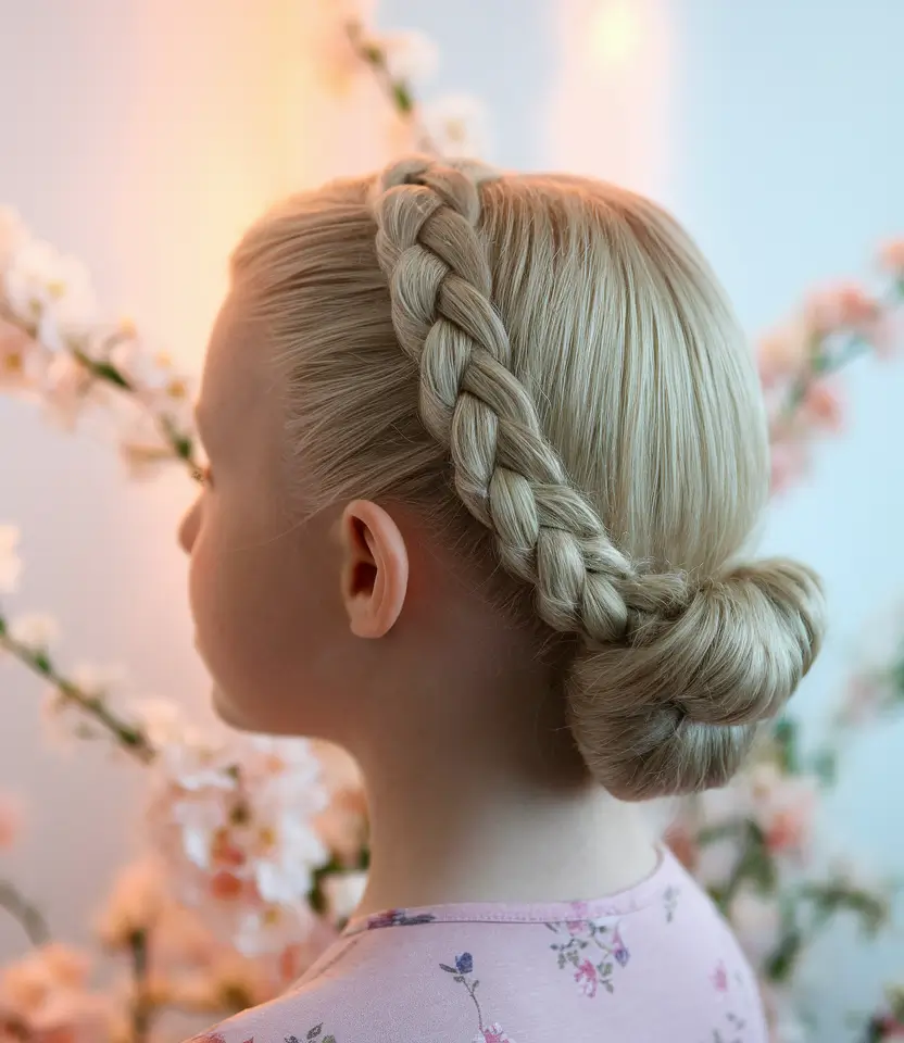 back to school hairstyles Sleek Ponytail with Twisted Sides