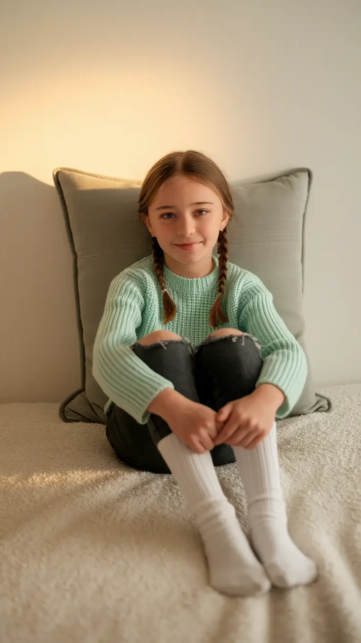 back to school hairstyles Soft Braided Twists for Young Fashionistas