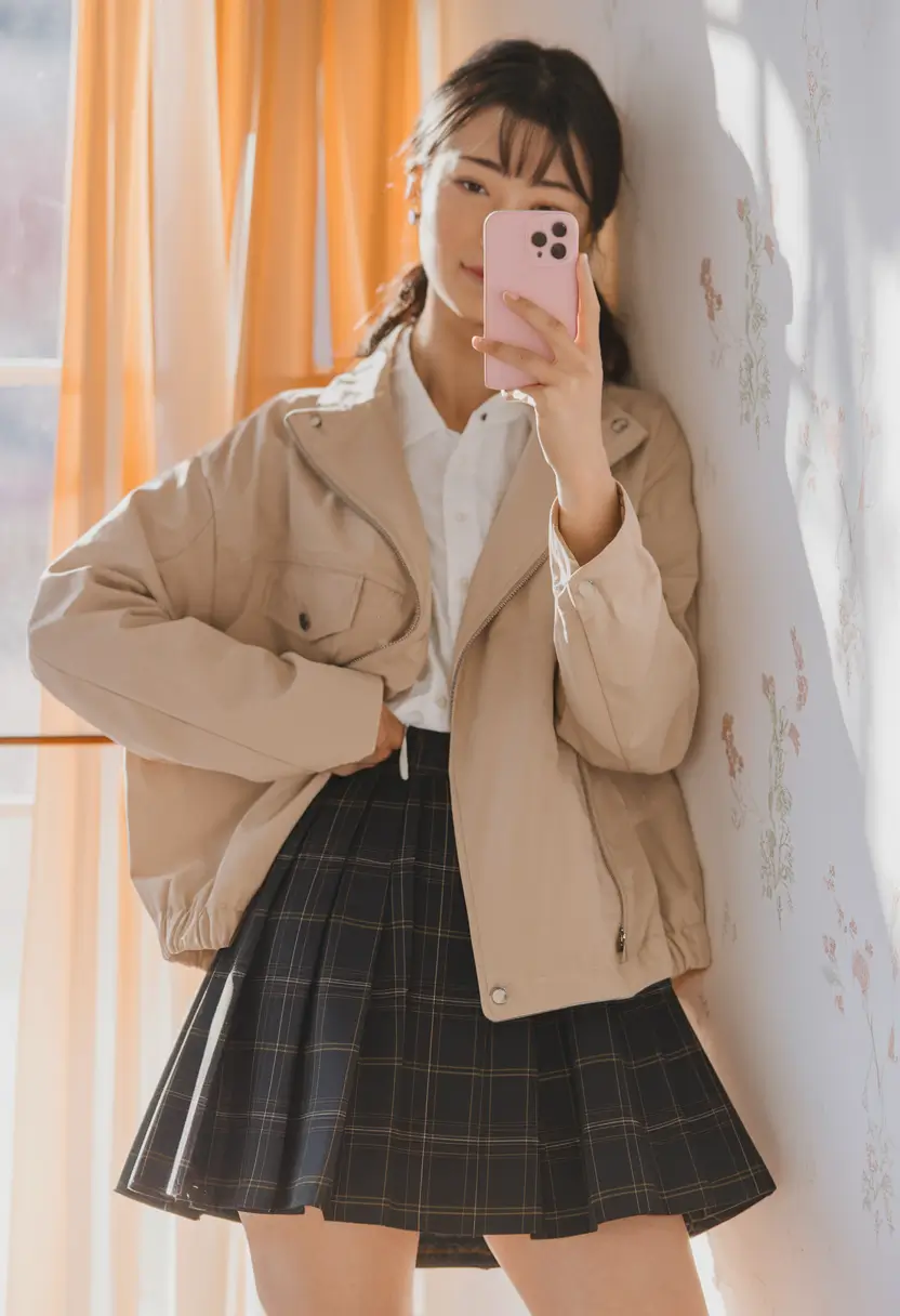 back to school outfits for teens 2025 Soft Layers with a Hint of Rebellion