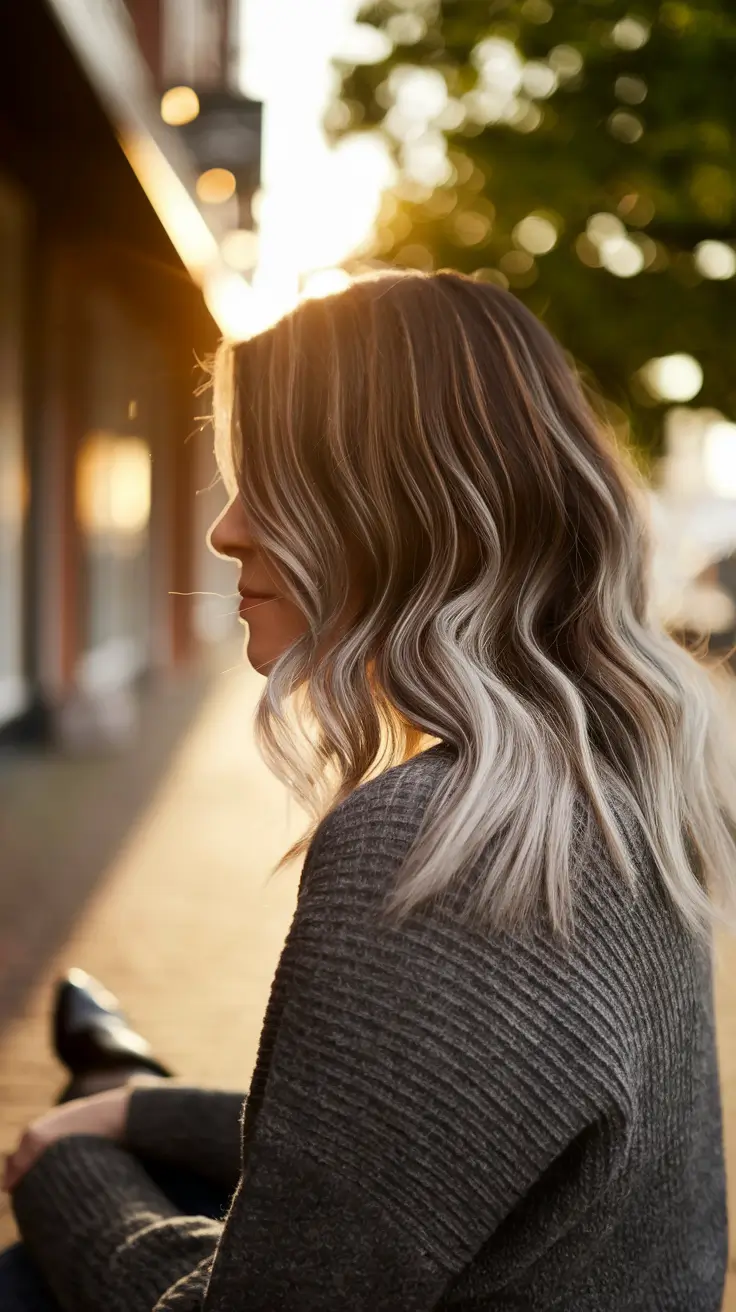 hair color trends Toasted Blonde Balayage with Soft Waves