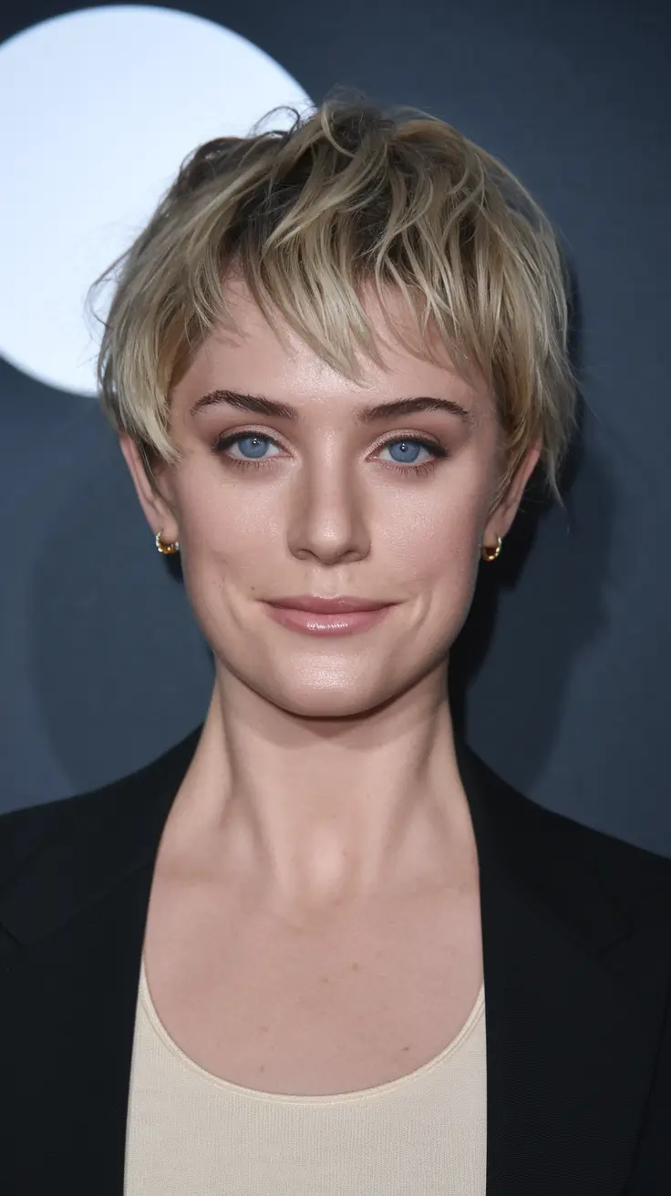 hair color trends Textured Golden Crop
