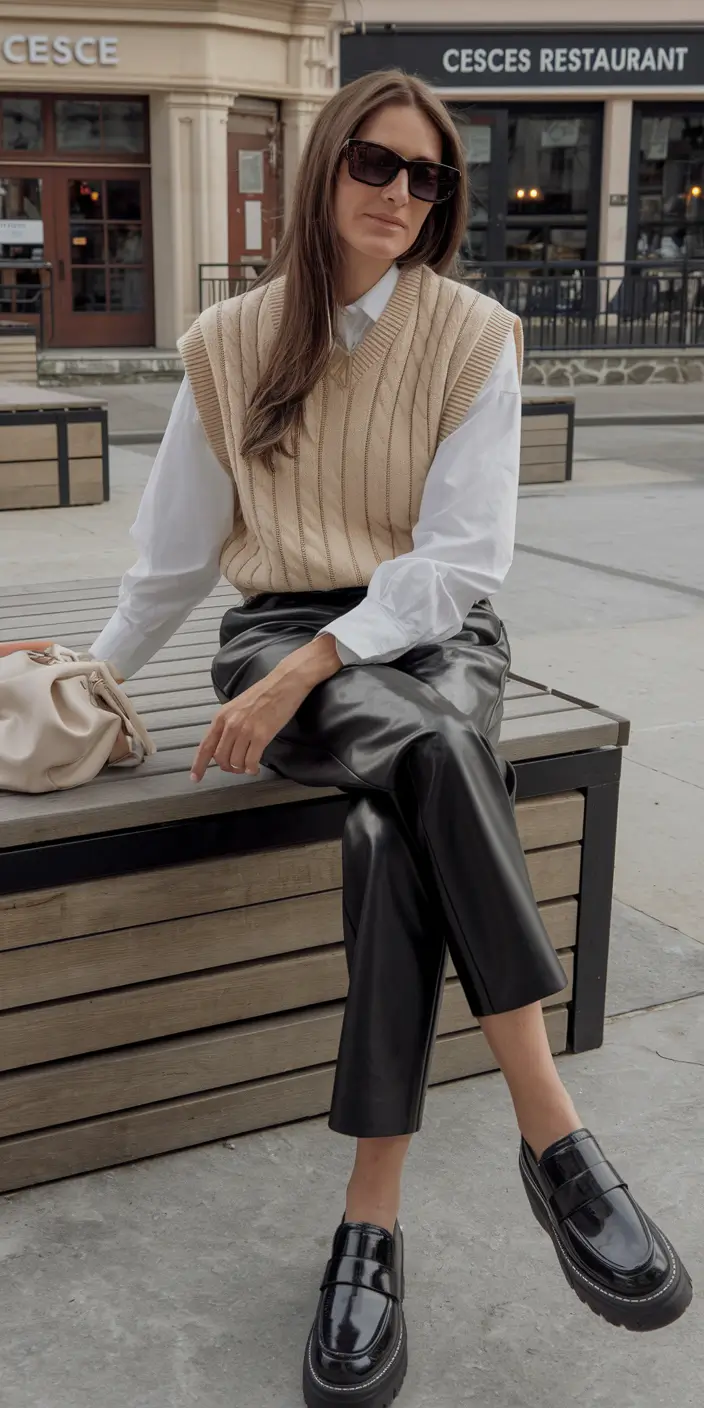 fall capsule wardrobe Classic Neutrals with a Modern Edge