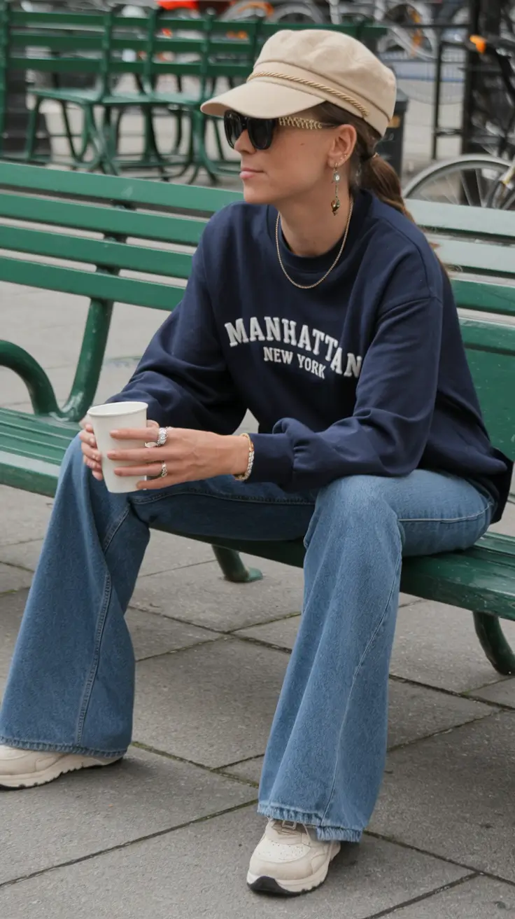 fall capsule wardrobe travel Urban Cool in Denim and Navy