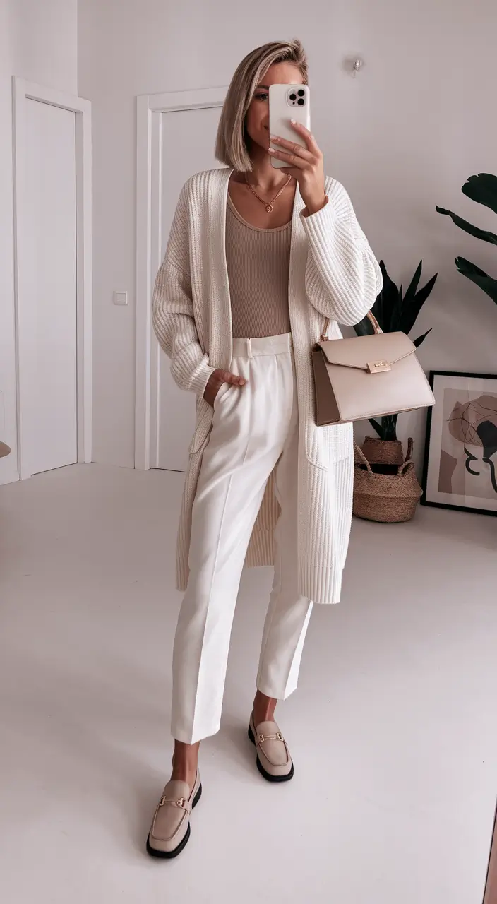 fall capsule wardrobe outfits Soft Tones for Morning Clarity