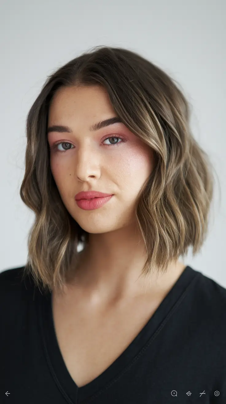Chic Haircuts Fall Sleek Lob with Classic Blonde Glam