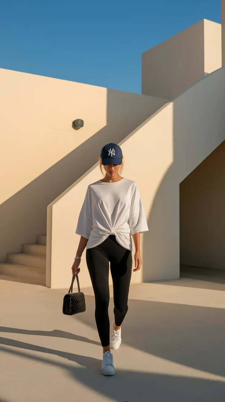 trendy cute mom outfits fall Minimalist Cool for Active Days