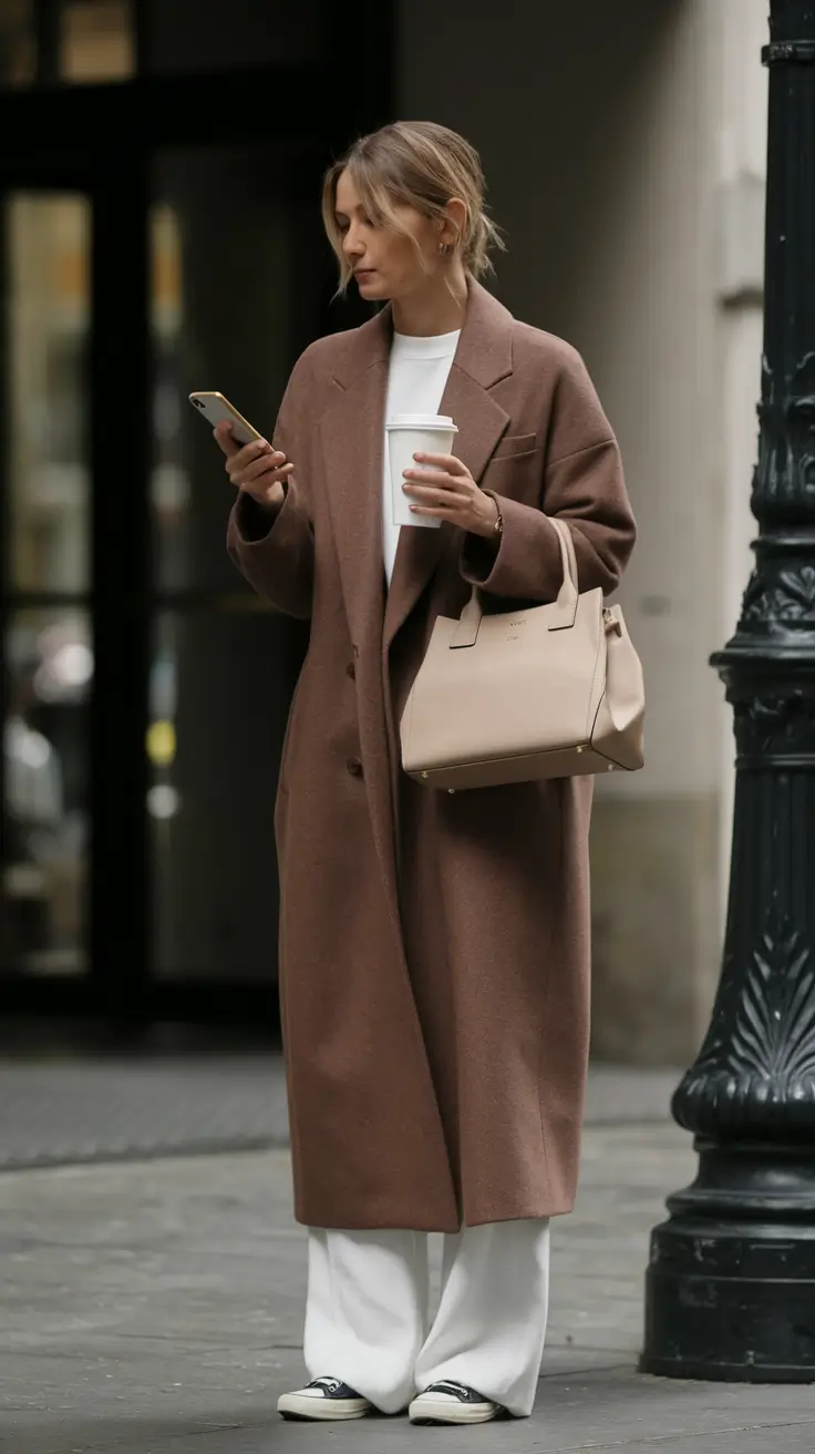 cute mom outfits fall City Sleek in Chocolate and Cream