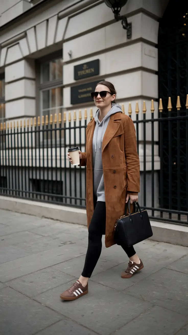 cute fall mom outfits leggings Retro Vibes with a Fall Twist