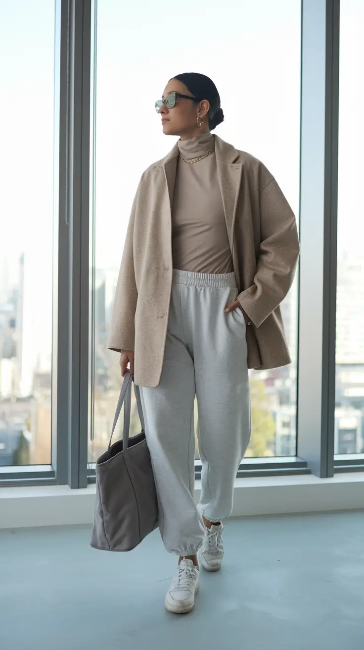 cute lazy mom outfits fall Elevated Loungewear for On-the-Go Comfort