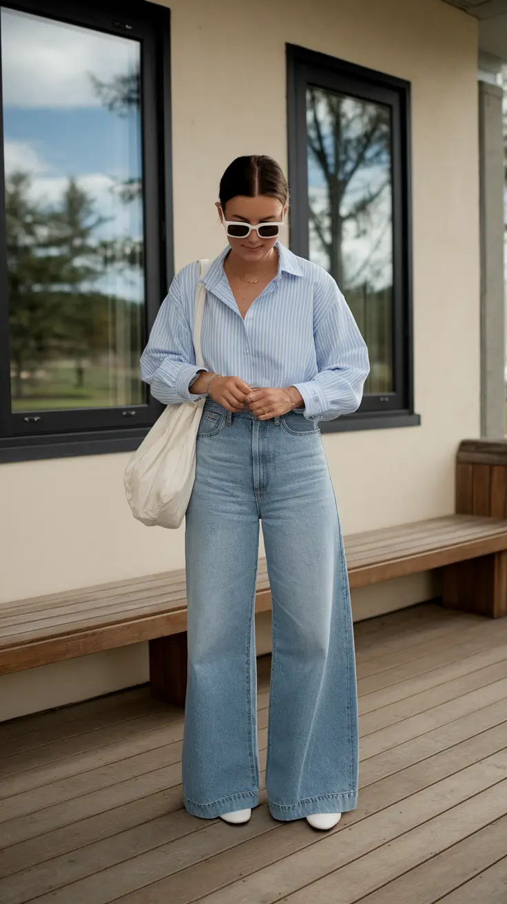 cute mom outfits fall fashion over 40 Bold and Beautiful in Black and Denim