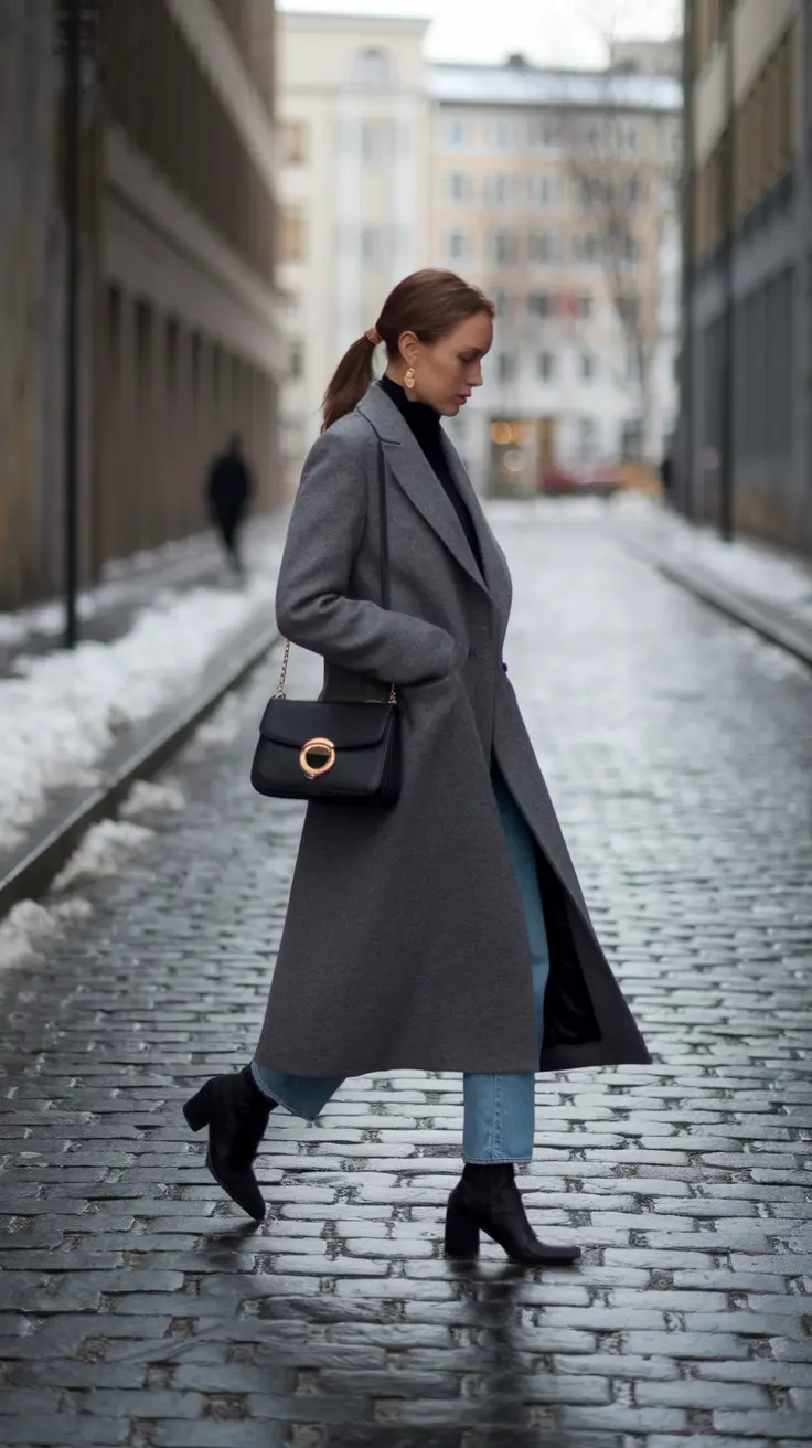 cute mom outfits for fall Back-to-Basics in Wide-Leg Denim