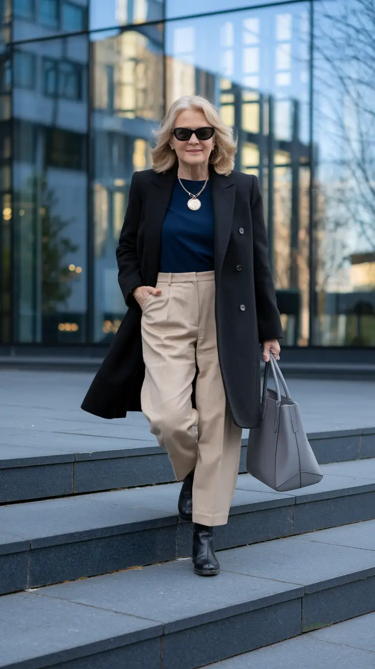 fall outfits women over 60 2024 Tailored and Timeless with a Modern Edge