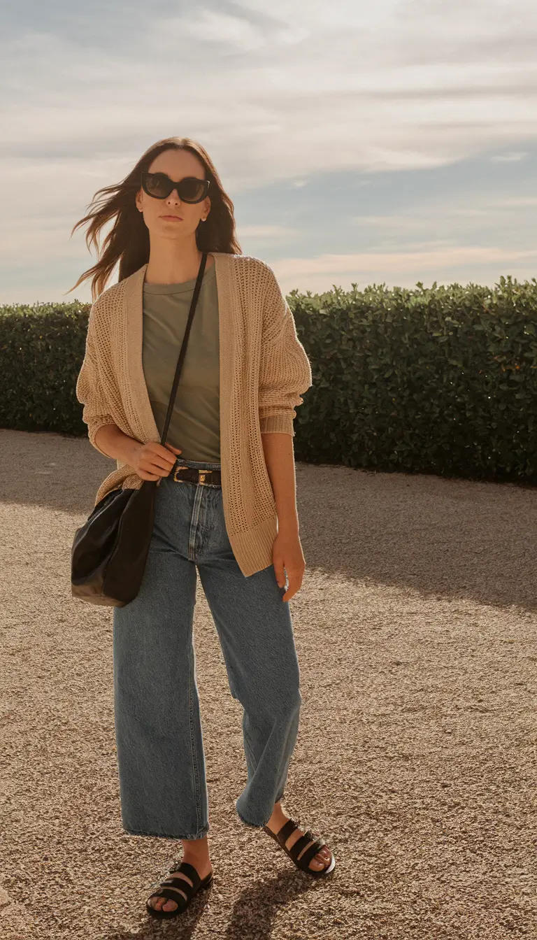 early fall outfits Minimalist Texture, Maximum Ease