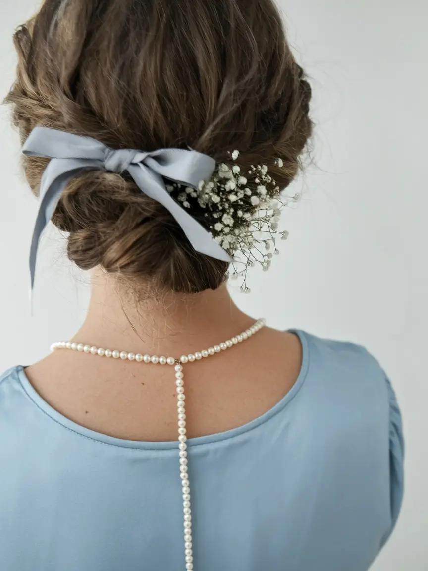 end of summer hairstyles ideas 2025 soft low updo