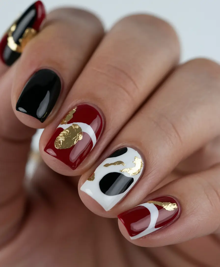 end of summer nails Retro Meets Luxe Minimalism