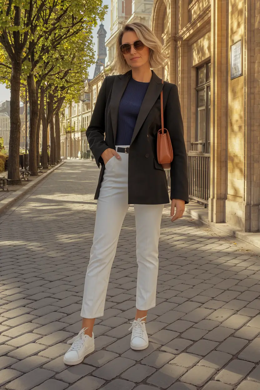 fall outfits for everyday City Sleek With a Comfy Core
