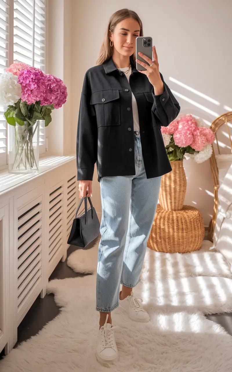fall outfits for everyday Modern Off-Duty Vibes with a Hint of Edge