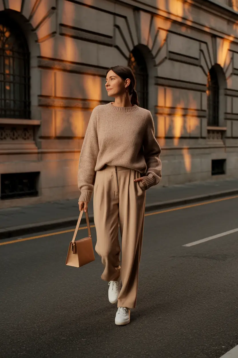 fall outfits for everyday Golden Hour Camel Core