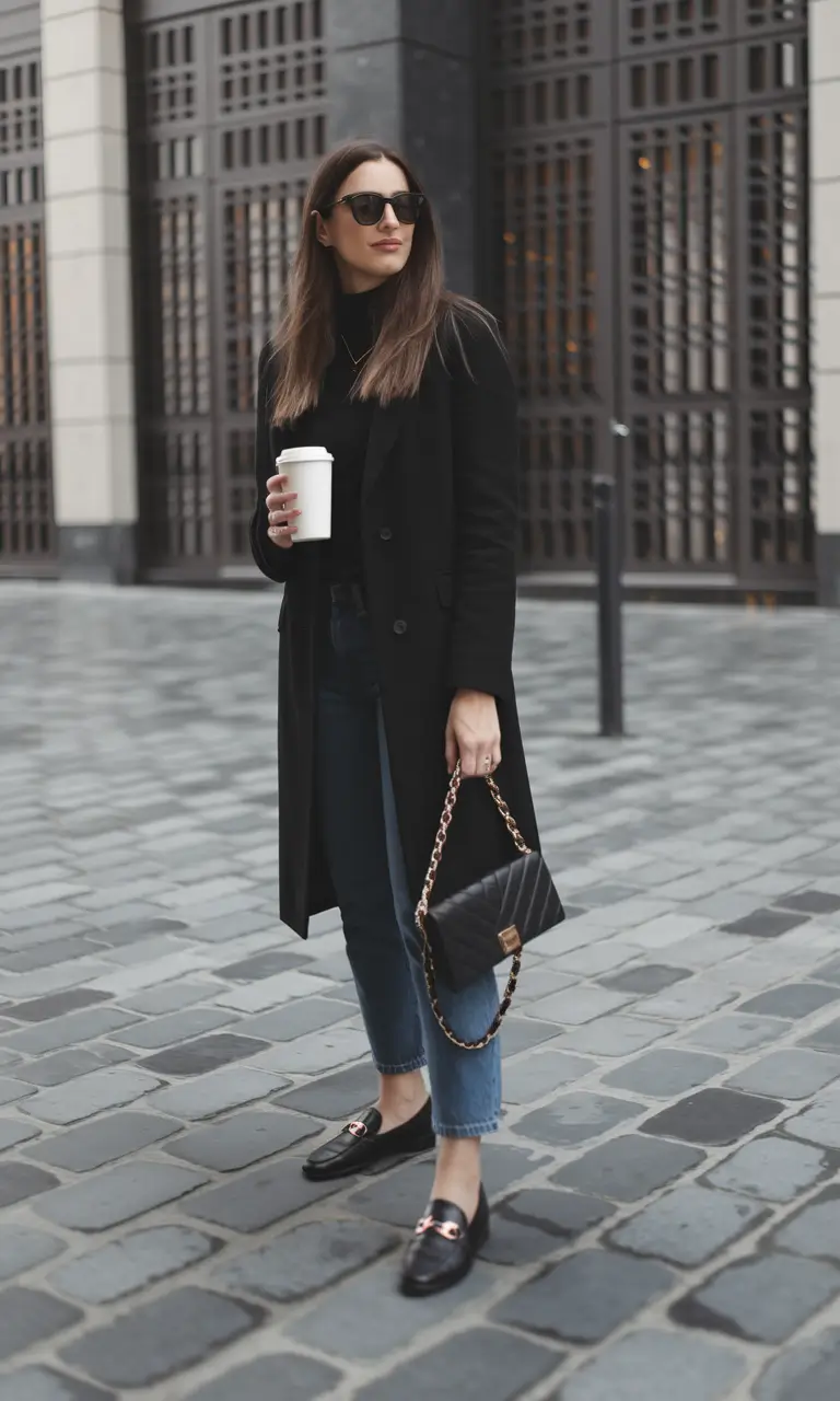 fall outfits for everyday Monochrome Mood With Quiet Confidence