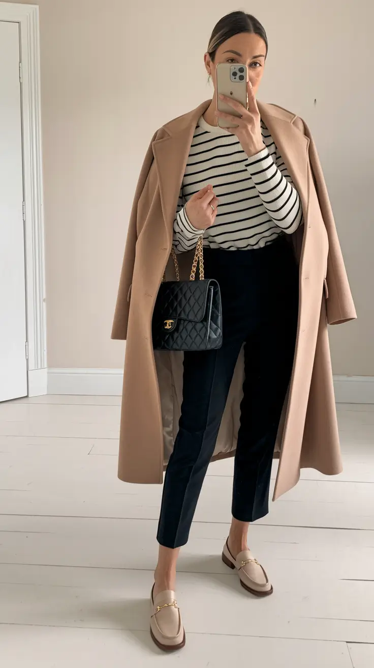 fall outfits with boots Classy Neutrals for a Chic Day Out