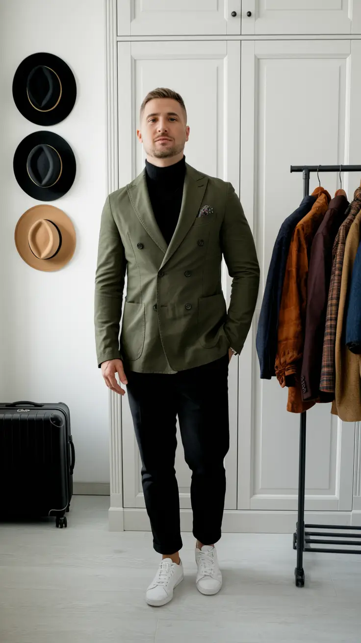 fall business casual outfits men Tailored Smartness with a Relaxed Kick