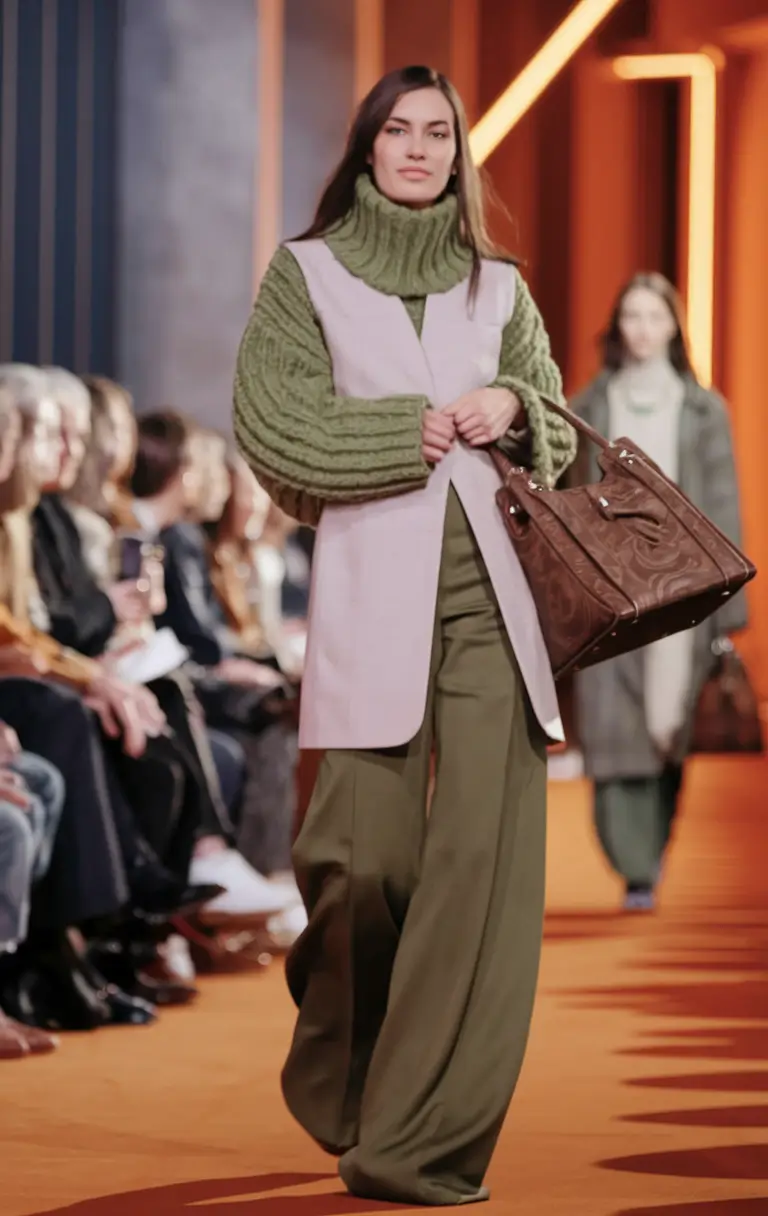 fall fashion outfits Runway Volume Meets Cozy Texture