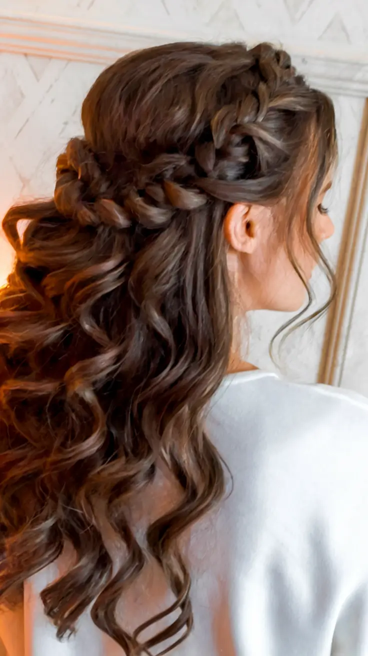 braided hairstyles for black women fall 2025 Twisted Waterfall Braids with Defined Curls