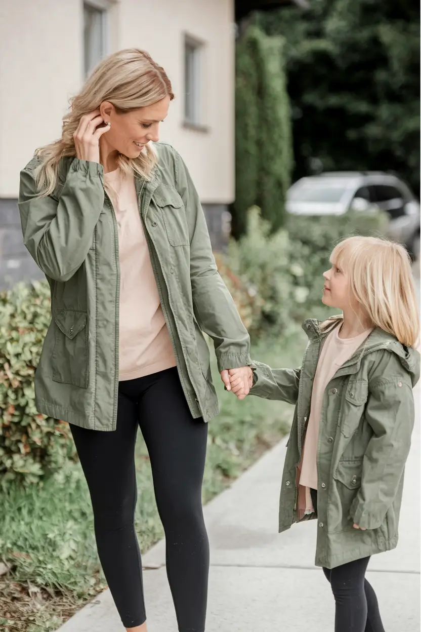 fall family pictures outfits olive green Olive and Beige for Effortless Outdoor Vibes