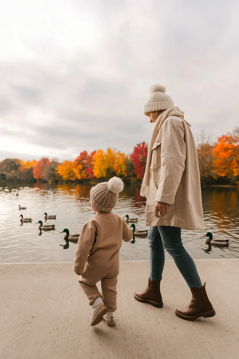 fall family pictures outfits Neutral Layered Looks for Golden Hour Moments
