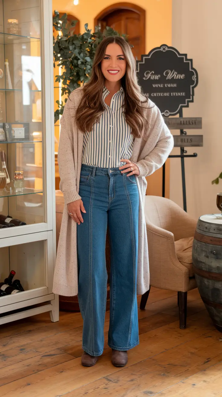 casual fall outfits for women Soft Neutrals with a Structured Twist